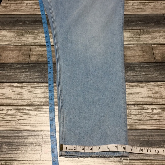 Abercrombie Fitch The Dad High Rise Jeans Women’s 36/22R Light Wash - Picture 2 of 9